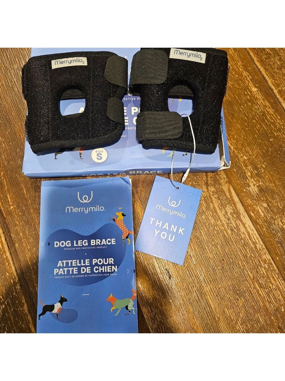 Merrymilo NIB Dog Leg Brace Size Small